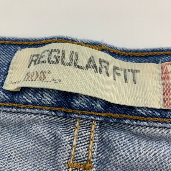 Levi’s 505 Straight Leg Regular Fit Mens Jeans 36 30 - Picture 10 of 13